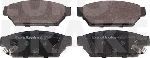 Eurobrake 5502223022 - Тормозные колодки, дисковые, комплект autosila-amz.com