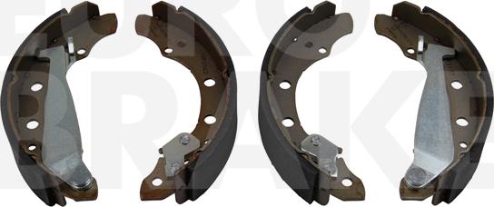 Eurobrake 58492799520 - Комплект тормозных колодок, барабанные autosila-amz.com