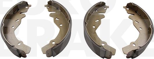 Eurobrake 58492793667 - Комплект тормозных колодок, барабанные autosila-amz.com