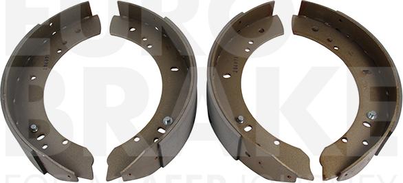 Eurobrake 58492740381 - Комплект тормозных колодок, барабанные autosila-amz.com