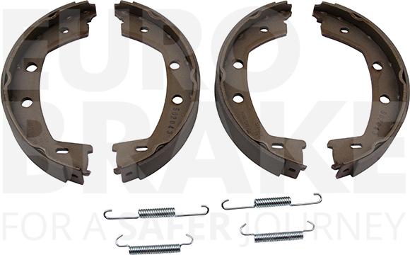 Eurobrake 58492740768 - Комплект тормозов, ручник, парковка autosila-amz.com