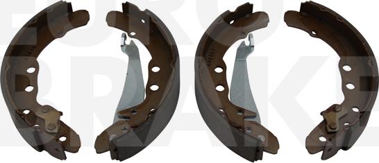 Eurobrake 58492747530 - Комплект тормозных колодок, барабанные autosila-amz.com