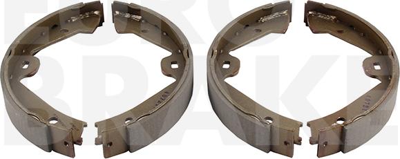 Eurobrake 58492747829 - Комплект тормозов, ручник, парковка autosila-amz.com