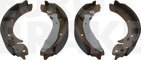 Eurobrake 58492719598 - Комплект тормозных колодок, барабанные autosila-amz.com