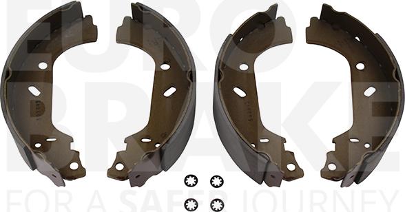 Eurobrake 58492719588 - Комплект тормозных колодок, барабанные autosila-amz.com