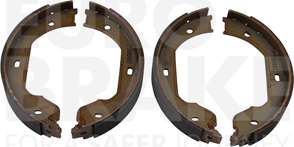 Eurobrake 58492715695 - Комплект тормозов, ручник, парковка autosila-amz.com