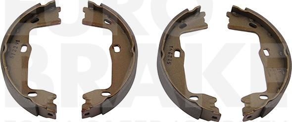 Eurobrake 58492736347 - Комплект тормозов, ручник, парковка autosila-amz.com