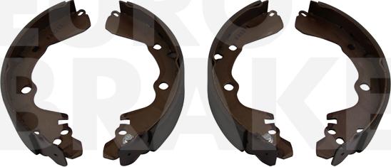 Eurobrake 58492730566 - Комплект тормозных колодок, барабанные autosila-amz.com