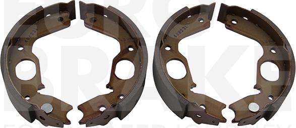 Eurobrake 58492730645 - Комплект тормозов, ручник, парковка autosila-amz.com