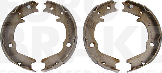 Eurobrake 58492730864 - Комплект тормозных колодок, барабанные autosila-amz.com