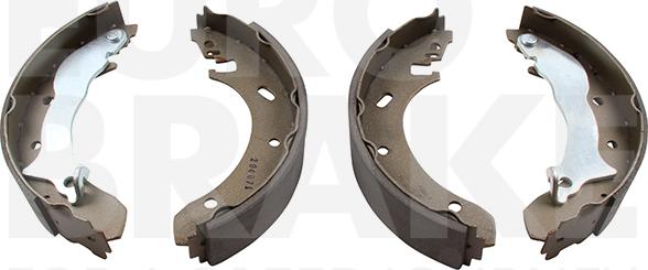 Eurobrake 58492725559 - Комплект тормозных колодок, барабанные autosila-amz.com