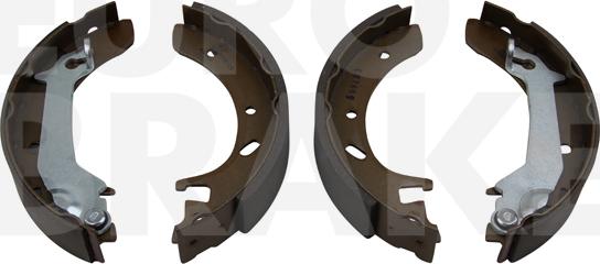 Eurobrake 58492725574 - Комплект тормозных колодок, барабанные autosila-amz.com