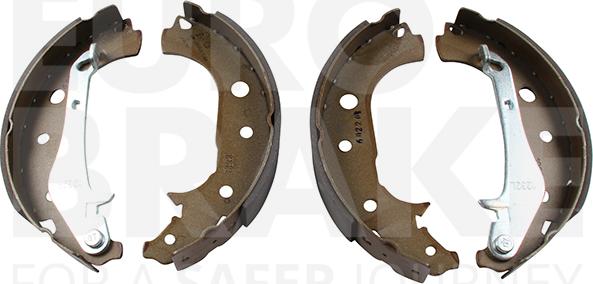 Eurobrake 58492725849 - Комплект тормозных колодок, барабанные autosila-amz.com