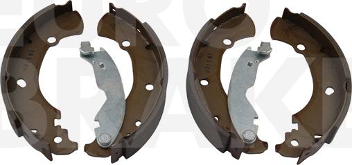 Eurobrake 58492723625 - Комплект тормозных колодок, барабанные autosila-amz.com