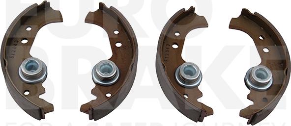 Eurobrake 58492723383 - Комплект тормозных колодок, барабанные autosila-amz.com