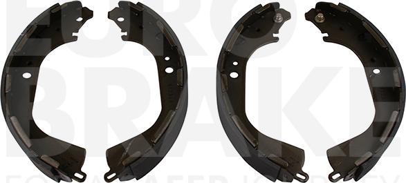 Eurobrake 58492722564 - Комплект тормозных колодок, барабанные autosila-amz.com