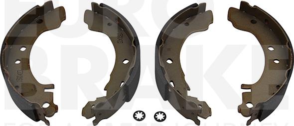 Eurobrake 58492722531 - Комплект тормозных колодок, барабанные autosila-amz.com