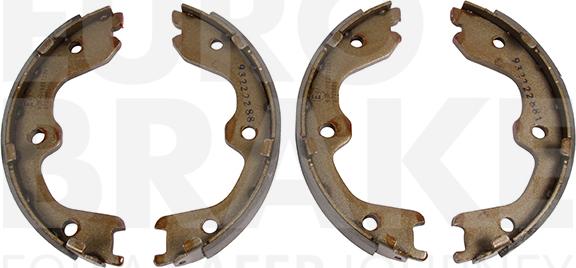 Eurobrake 58492722881 - Комплект тормозов, ручник, парковка autosila-amz.com