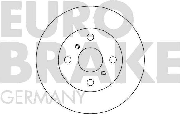 Eurobrake 5815204551 - Тормозной диск autosila-amz.com