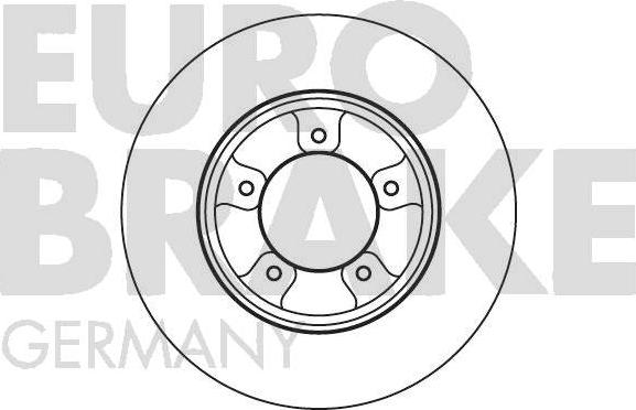 Eurobrake 5815204561 - Тормозной диск autosila-amz.com