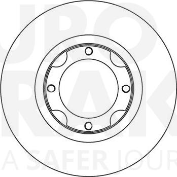 Eurobrake 5815204510 - Тормозной диск autosila-amz.com