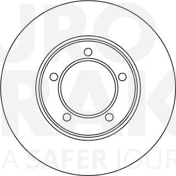 Eurobrake 5815204513 - Тормозной диск autosila-amz.com