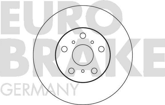 Eurobrake 5815204534 - Тормозной диск autosila-amz.com