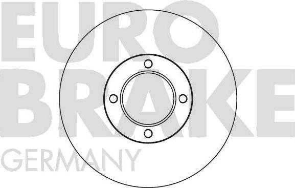 Eurobrake 5815204525 - Тормозной диск autosila-amz.com