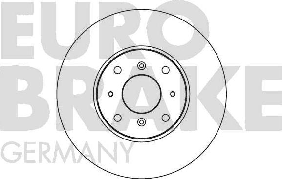 Eurobrake 5815204010 - Тормозной диск autosila-amz.com