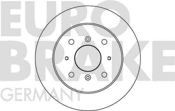 Eurobrake 5815204011 - Тормозной диск autosila-amz.com