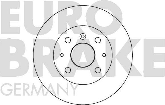 Eurobrake 5815205105 - Тормозной диск autosila-amz.com