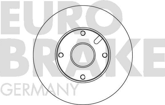 Eurobrake 5815205102 - Тормозной диск autosila-amz.com