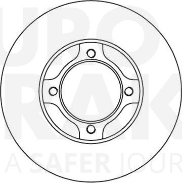 Eurobrake 5815205113 - Тормозной диск autosila-amz.com