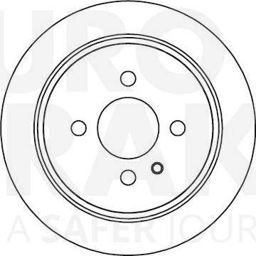 Eurobrake 5815201573 - Тормозной диск autosila-amz.com