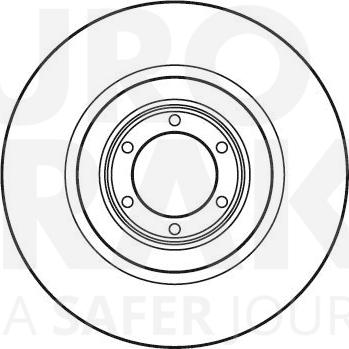 Eurobrake 5815201010 - Тормозной диск autosila-amz.com