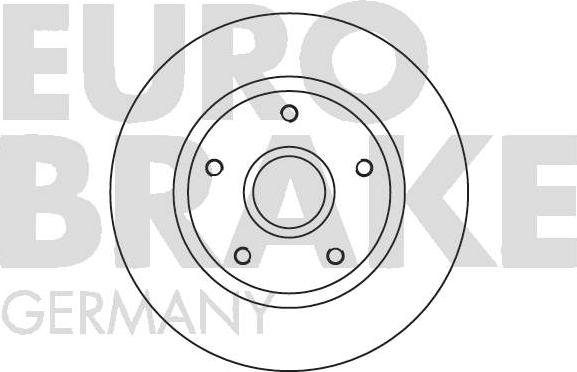 Eurobrake 5815203993 - Тормозной диск autosila-amz.com