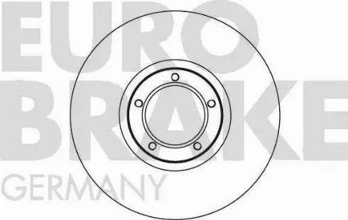 Eurobrake 5815202532 - Тормозной диск autosila-amz.com