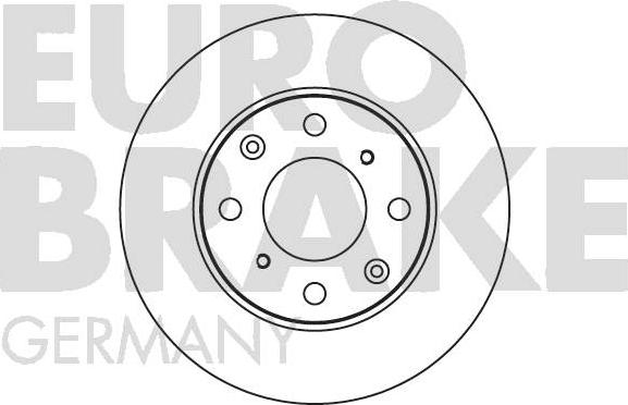 Eurobrake 5815202665 - Тормозной диск autosila-amz.com