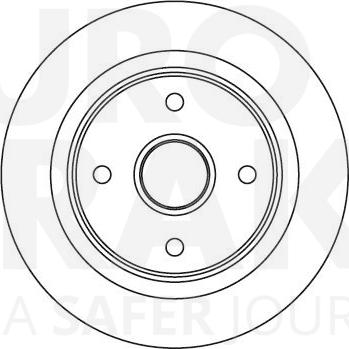 Eurobrake 5815202611 - Тормозной диск autosila-amz.com