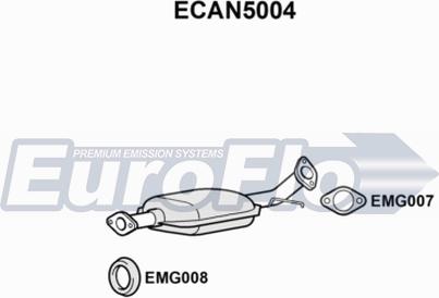 EuroFlo ECAN5004 - Катализатор autosila-amz.com