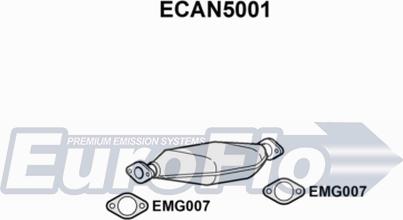 EuroFlo ECAN5001 - Катализатор autosila-amz.com