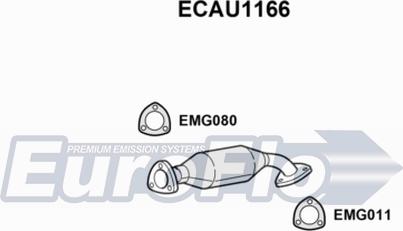 EuroFlo ECAU1166 - Катализатор autosila-amz.com