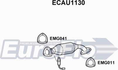 EuroFlo ECAU1130 - Катализатор autosila-amz.com