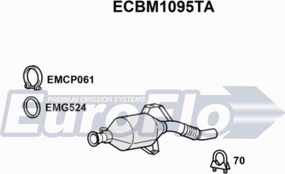 EuroFlo ECBM1095TA - Катализатор autosila-amz.com