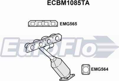 EuroFlo ECBM1085TA - Катализатор autosila-amz.com