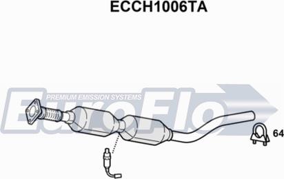 EuroFlo ECCH1006TA - Катализатор autosila-amz.com