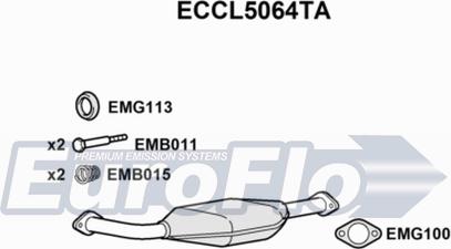 EuroFlo ECCL5064TA - Катализатор autosila-amz.com