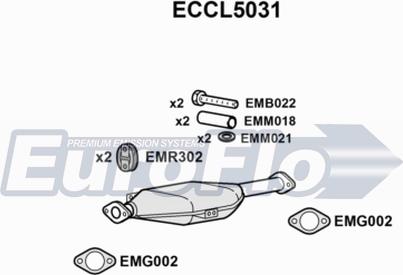 EuroFlo ECCL5031 - Катализатор autosila-amz.com