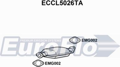 EuroFlo ECCL5026TA - Катализатор autosila-amz.com