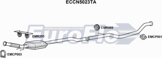 EuroFlo ECCN5023TA - Катализатор autosila-amz.com